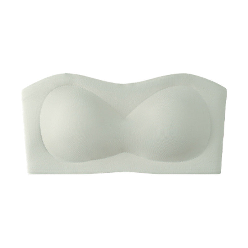 Women's Strapless Push Up Bandeau Bra – Wireless, Padded & Non-Slip